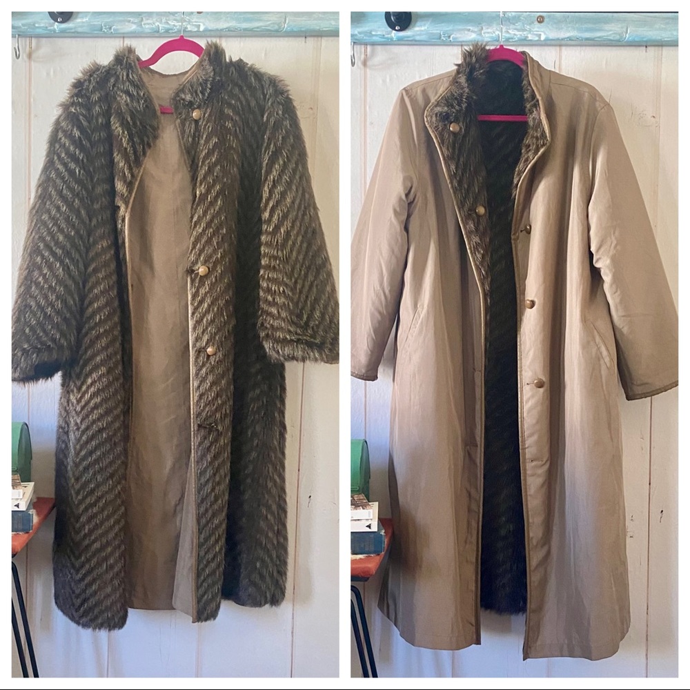 Vintage Bonnie Cashin 🧥 70’s  Reversible Faux Fur Coat for Russ Taylor